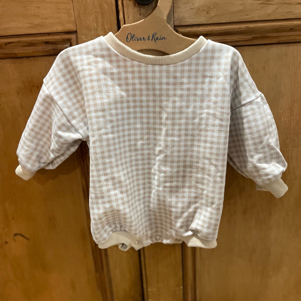 Cream Sweater One Piece with Cozy Knit Design